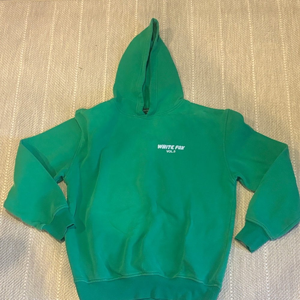 White Fox Boutique Green Hoodie